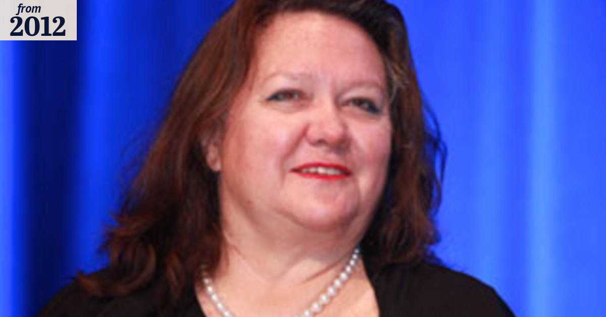 Rinehart pours $10m into Swimming Aust