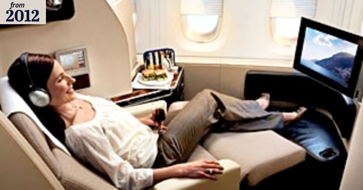 A sneak peek into first class