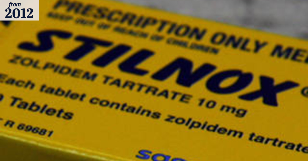 Concerns Stilnox is linked to deaths