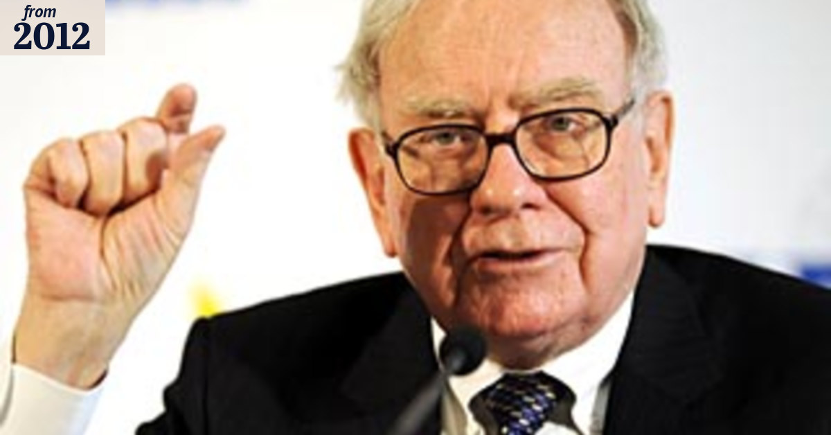 Why Buffett is cold on gold