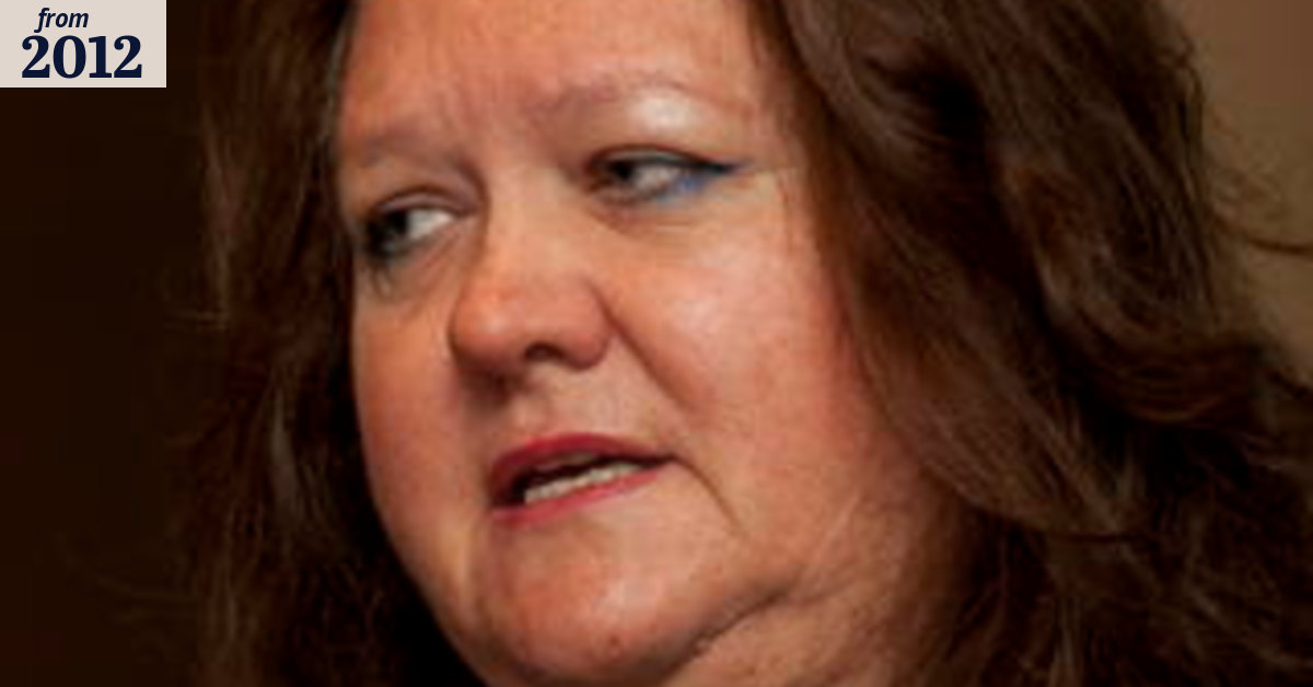 Rinehart goes from strength to strength mining rich vein of know-how ...