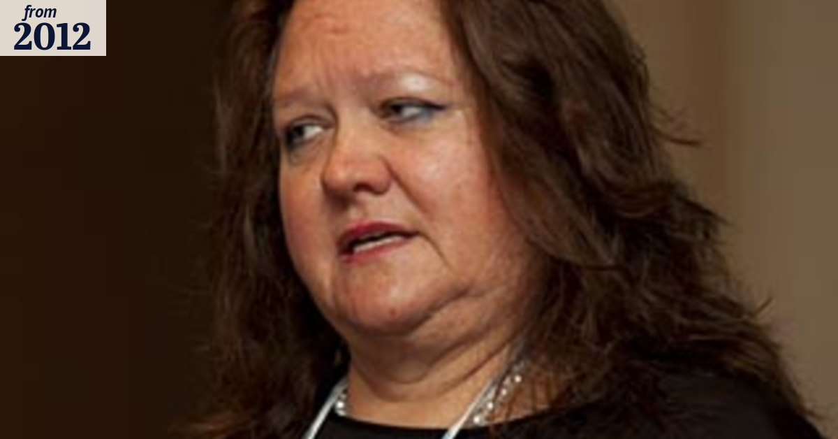 Rinehart meets Fairfax management on home turf