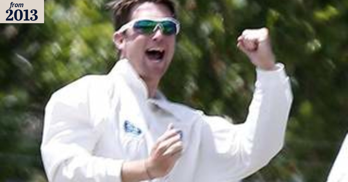 ACT Comets cricketer Shane Devoy takes 9-98 in an innings in Futures League