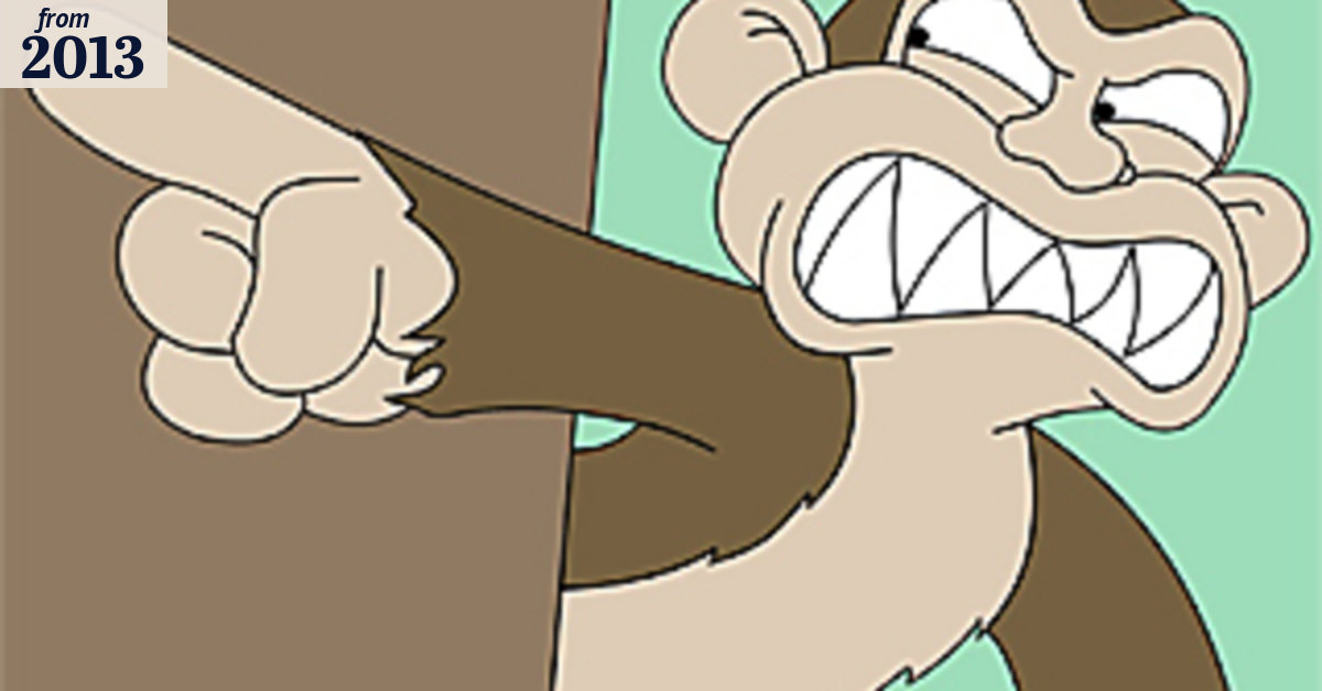 Tyrannical chimp ruins childhood