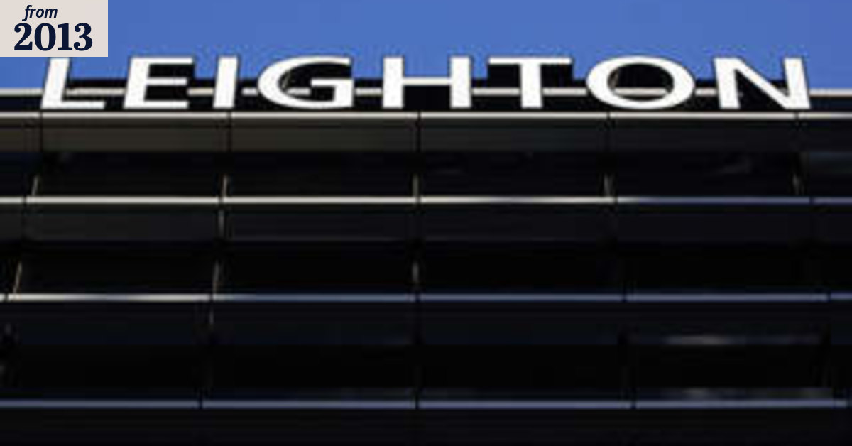 Leighton digs in on kickback claims