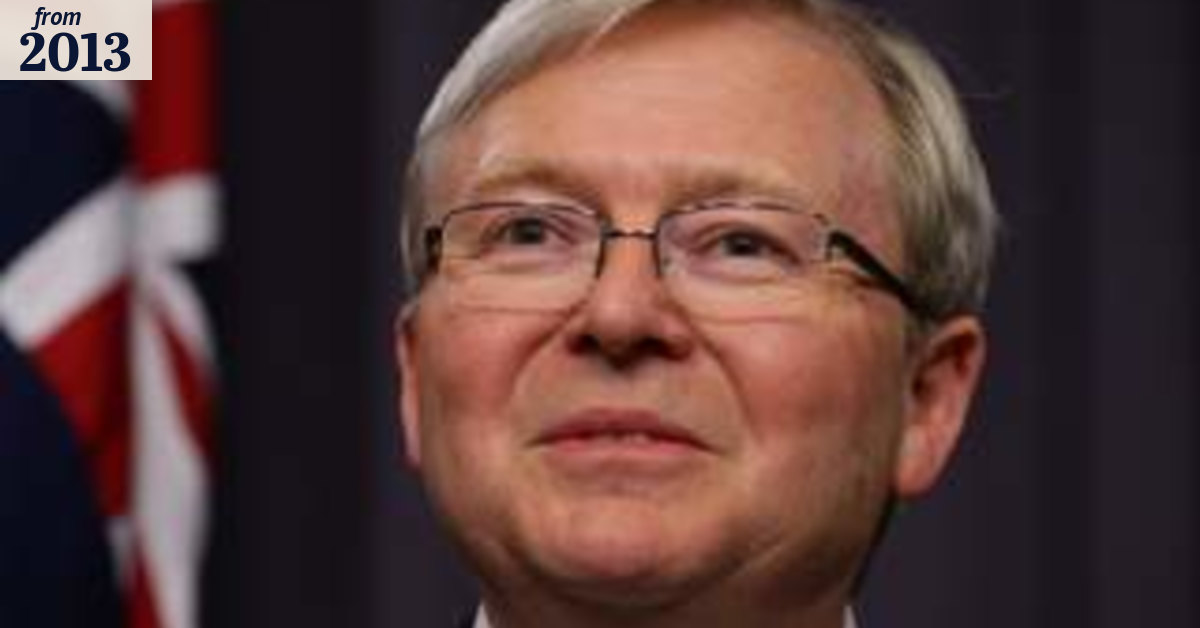Rudd's revenge