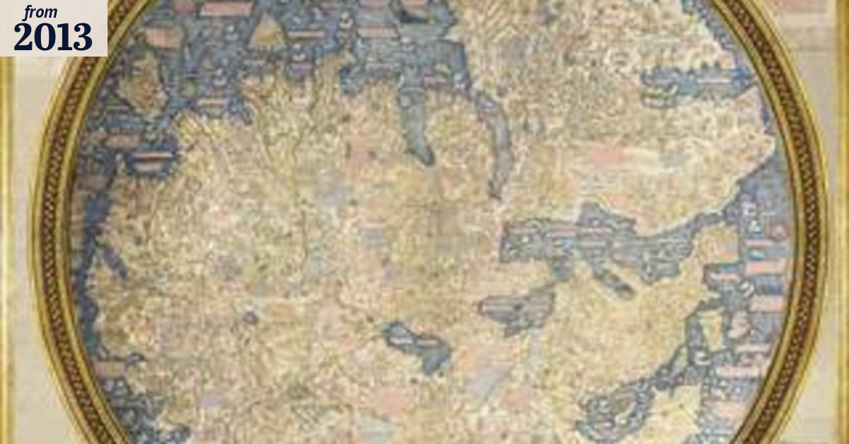 Unique map tells a story of its time