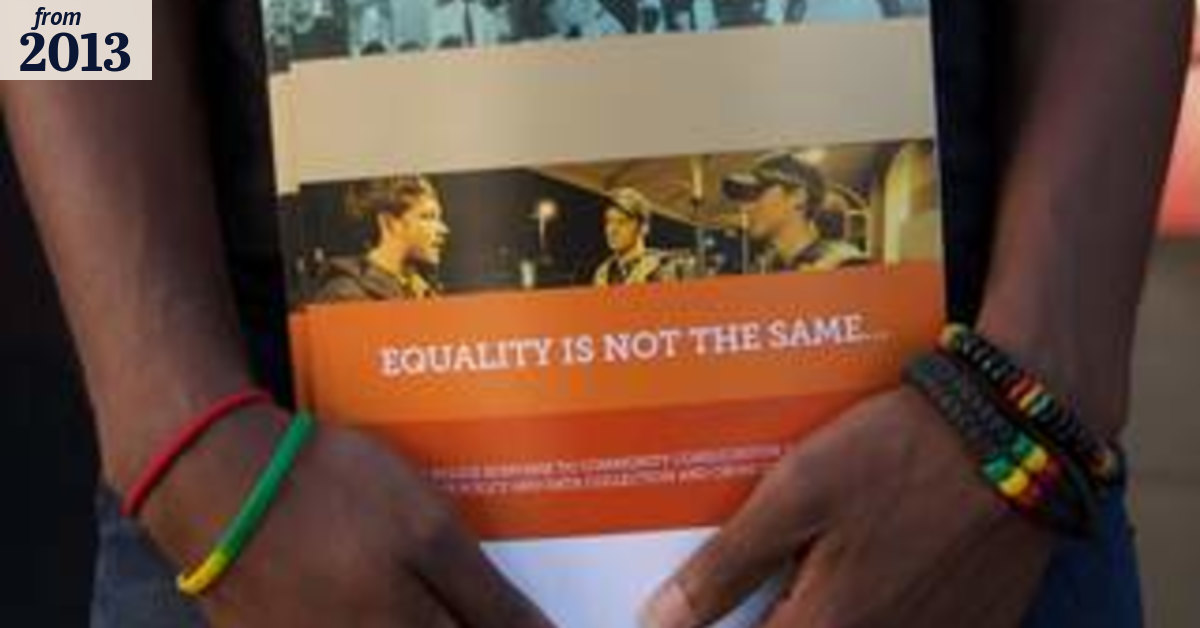 Police pledge on racial bias