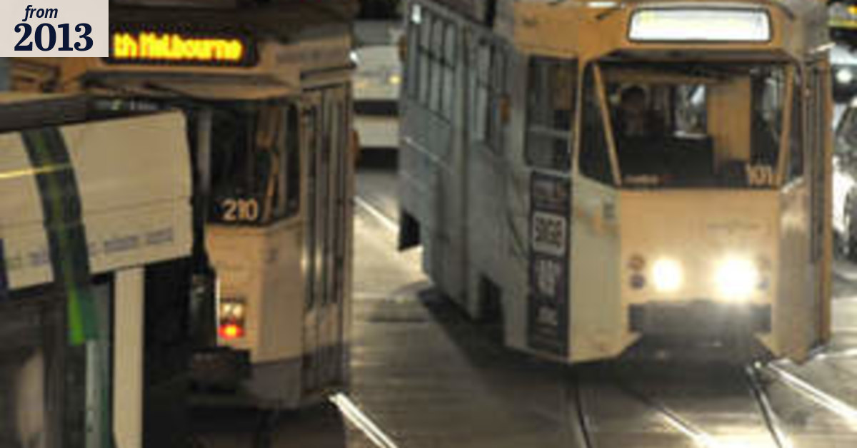 Man dead after being wedged by tram