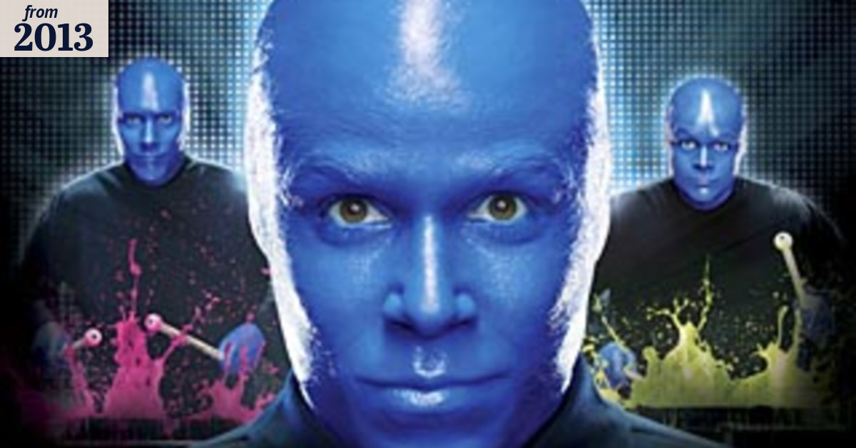 Being a Blue Man
