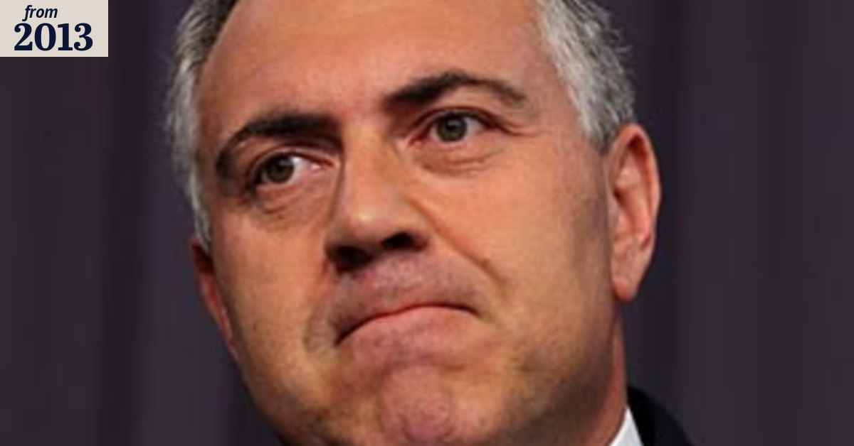 Hockey has promises to keep in budget battle