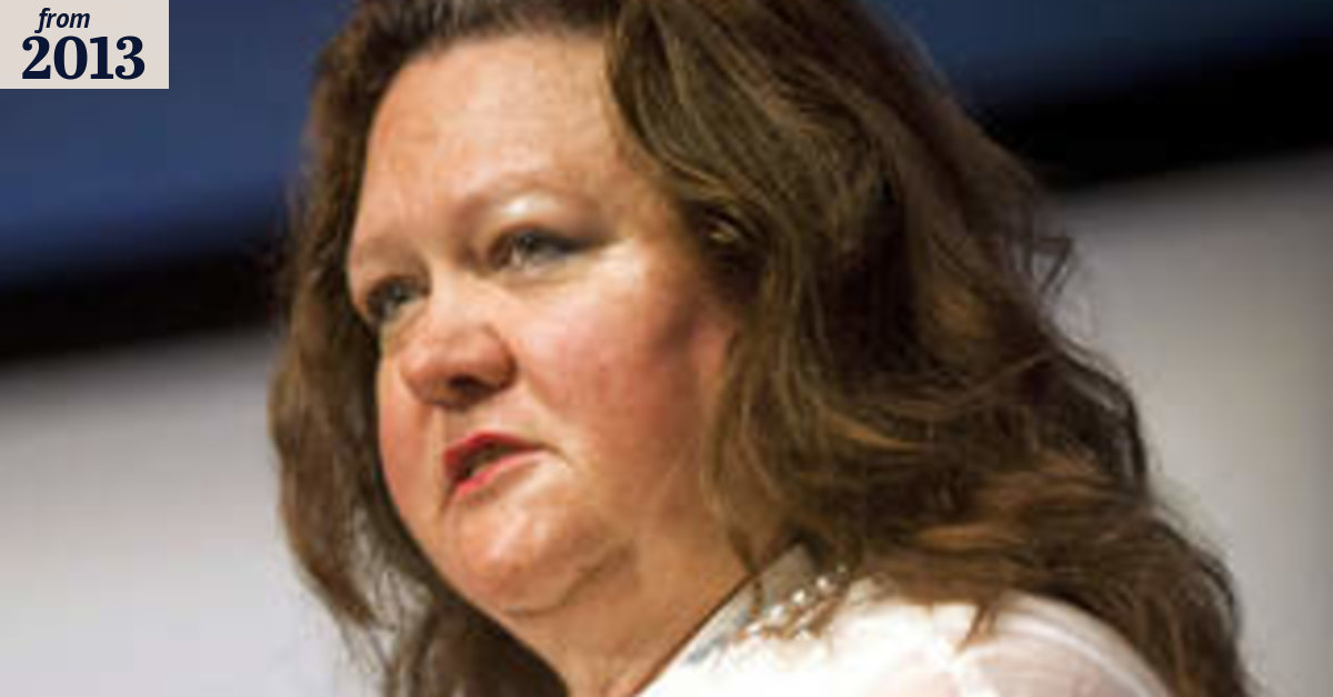 Rinehart cedes control of trust