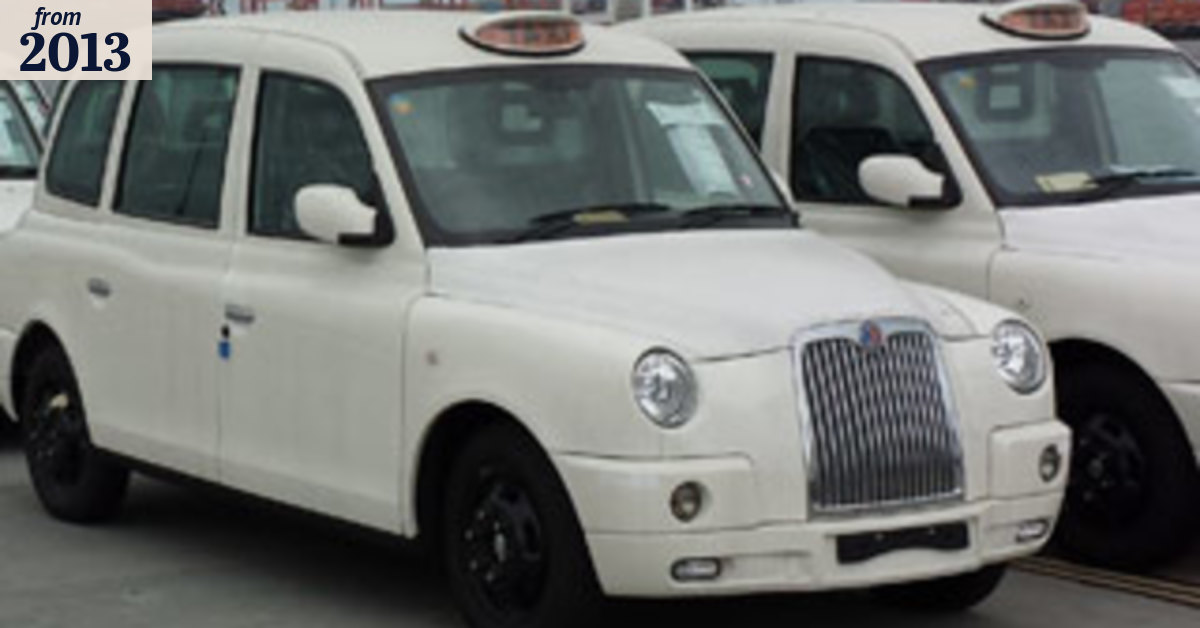 London cabs ready to roll on to Perth streets