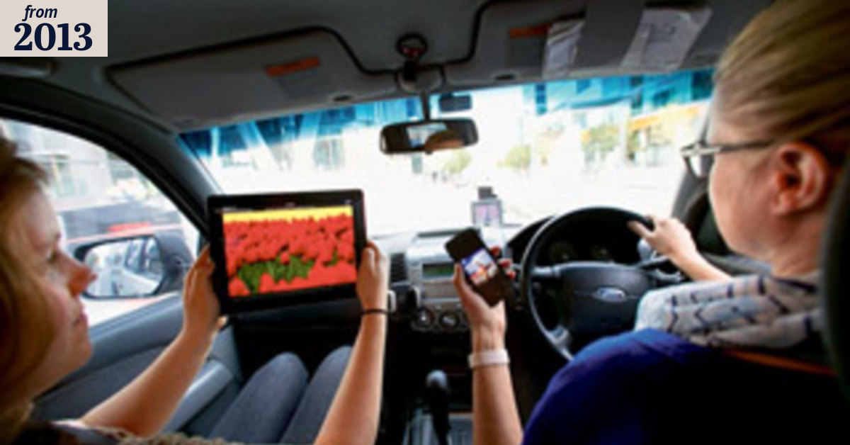 Motorists driven to distraction by their own devices