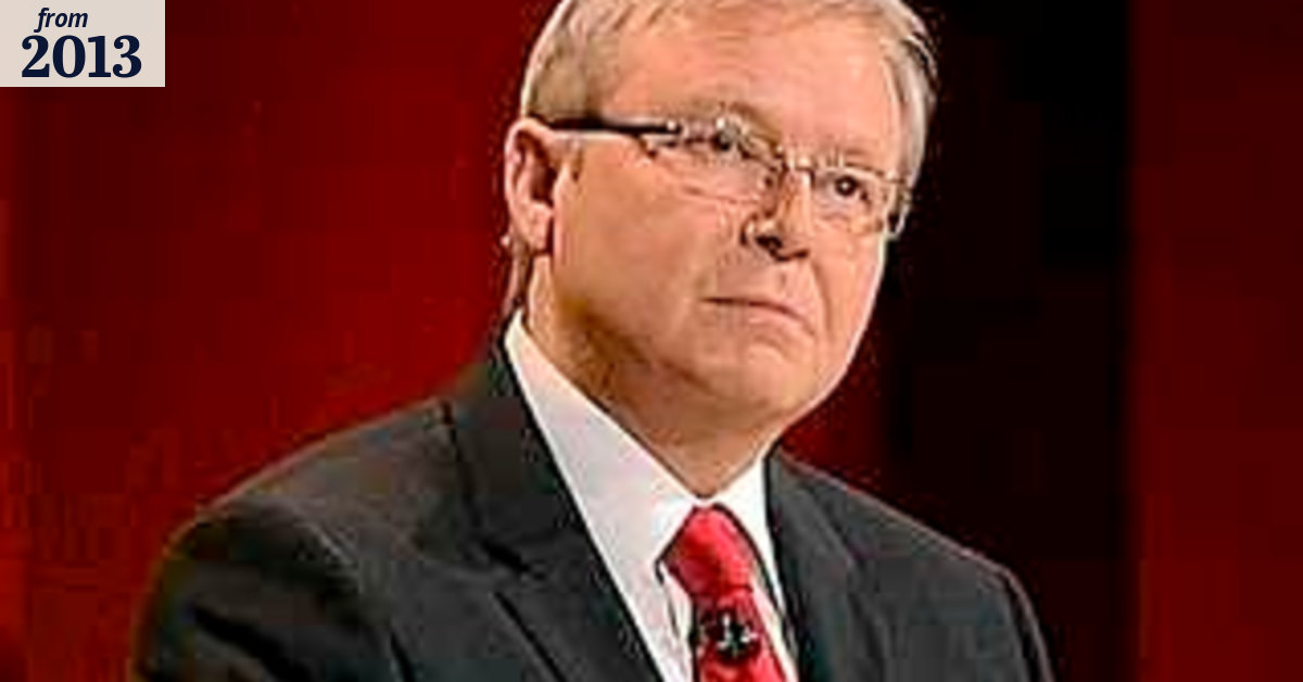 Kevin Rudd ministers told not to use VIP aircraft