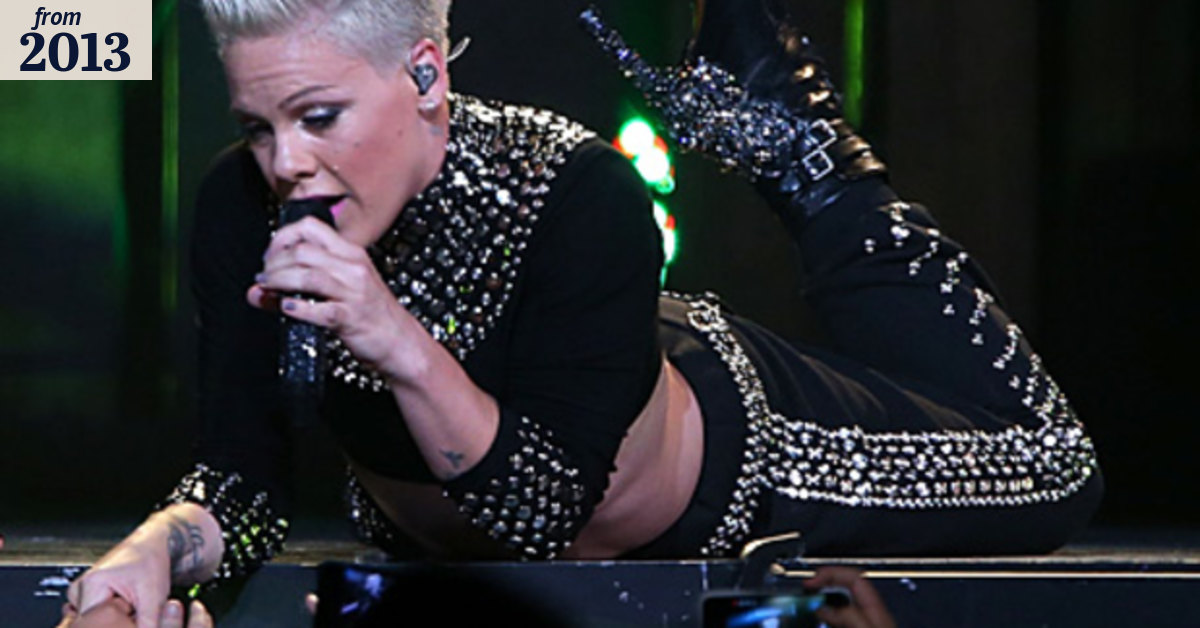 Beats lip-syncing: Pink's first Australian show a triumph