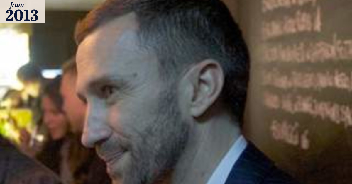 On the clock: Artbank director Tony Stephens