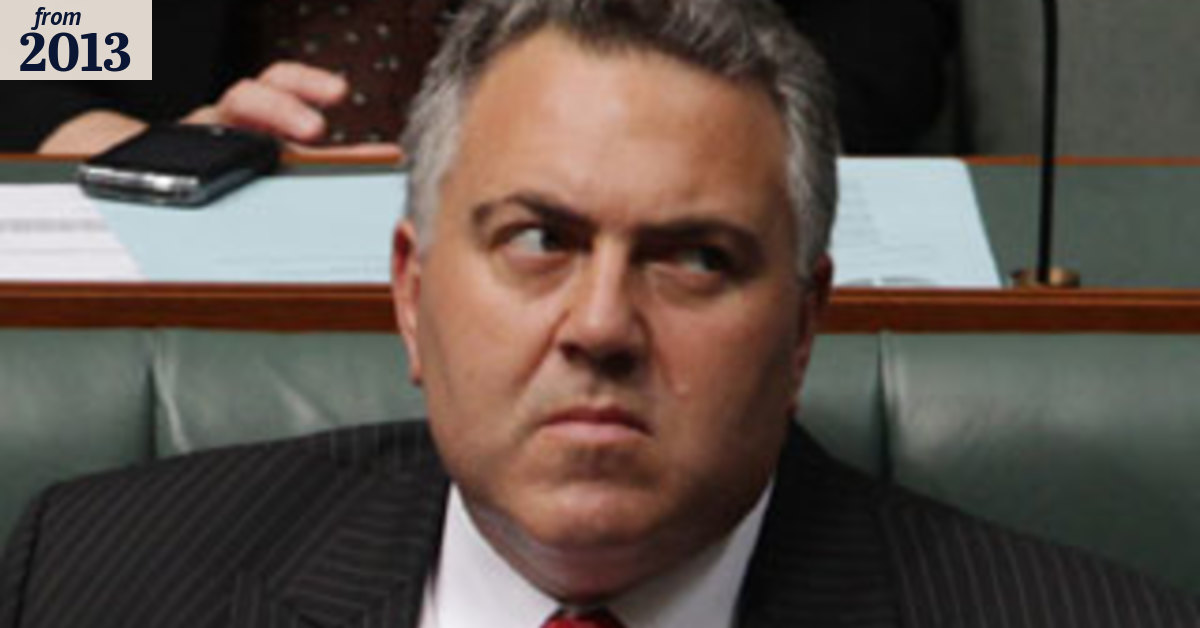 Under Treasurer Tim Marney says Joe Hockey's promises costing move ...