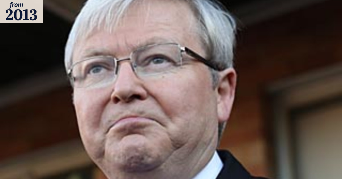 Mauled Rudd takes on Murdoch hounds