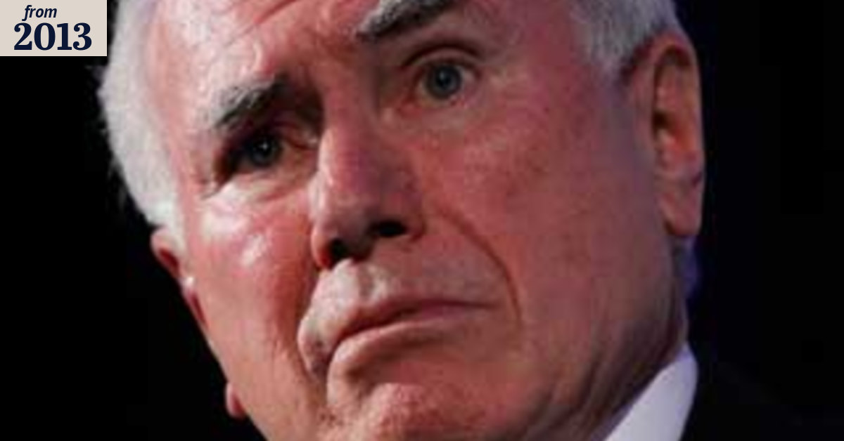 Howard takes a swipe at Rudd