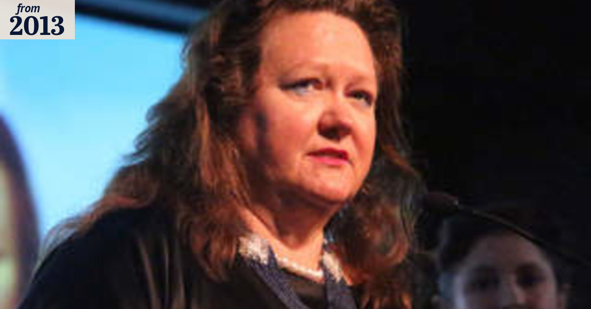Rio to fight $200m Rinehart order