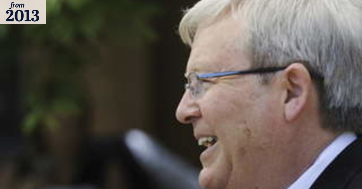 Numbers shifting back to Rudd