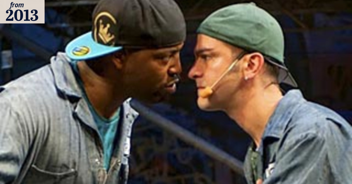 Hip-hop beat changes Shakespeare's tune