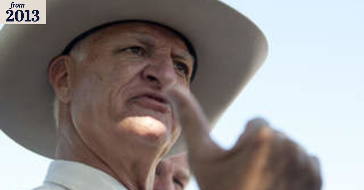 Bob Katter: the man with friends in odd places