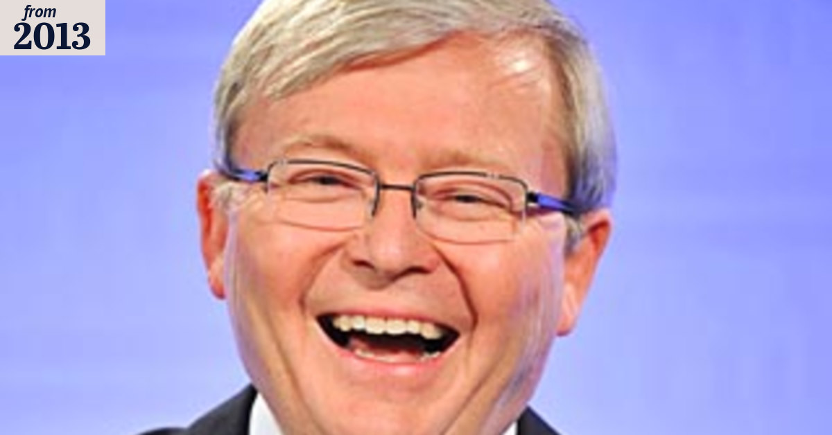 Rudd's push for a pact