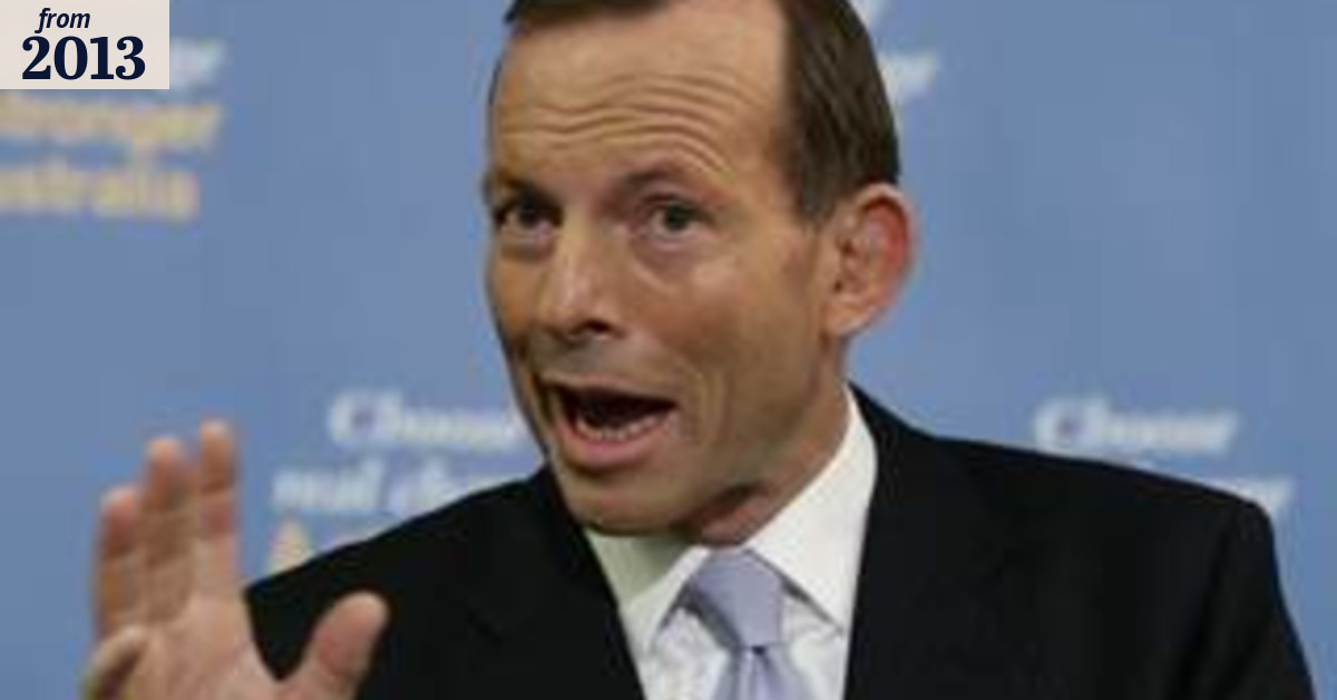 No deals to get power, Abbott says