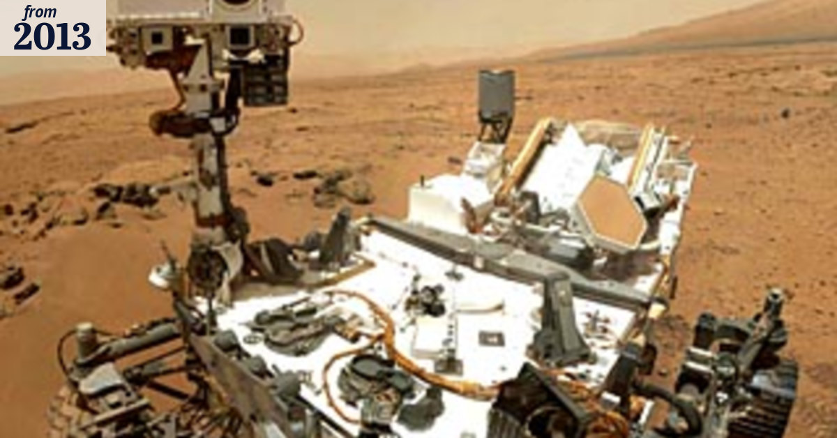 First scoop of Mars soil contains 2% water: study