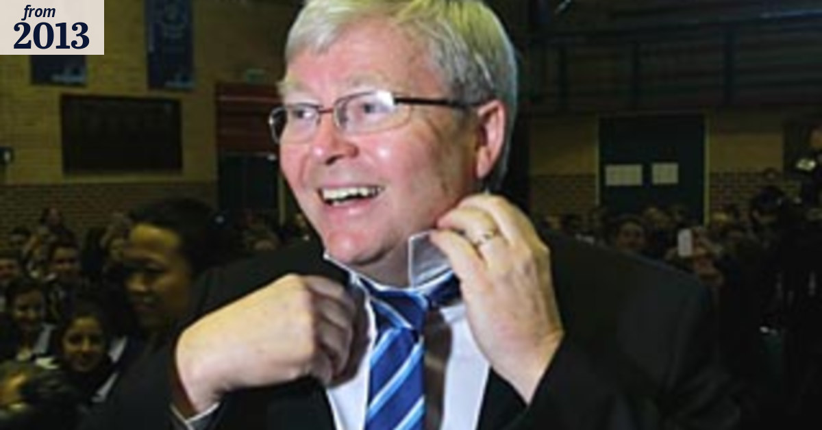 Kevin's lesson of the day: he's all for women in leadership