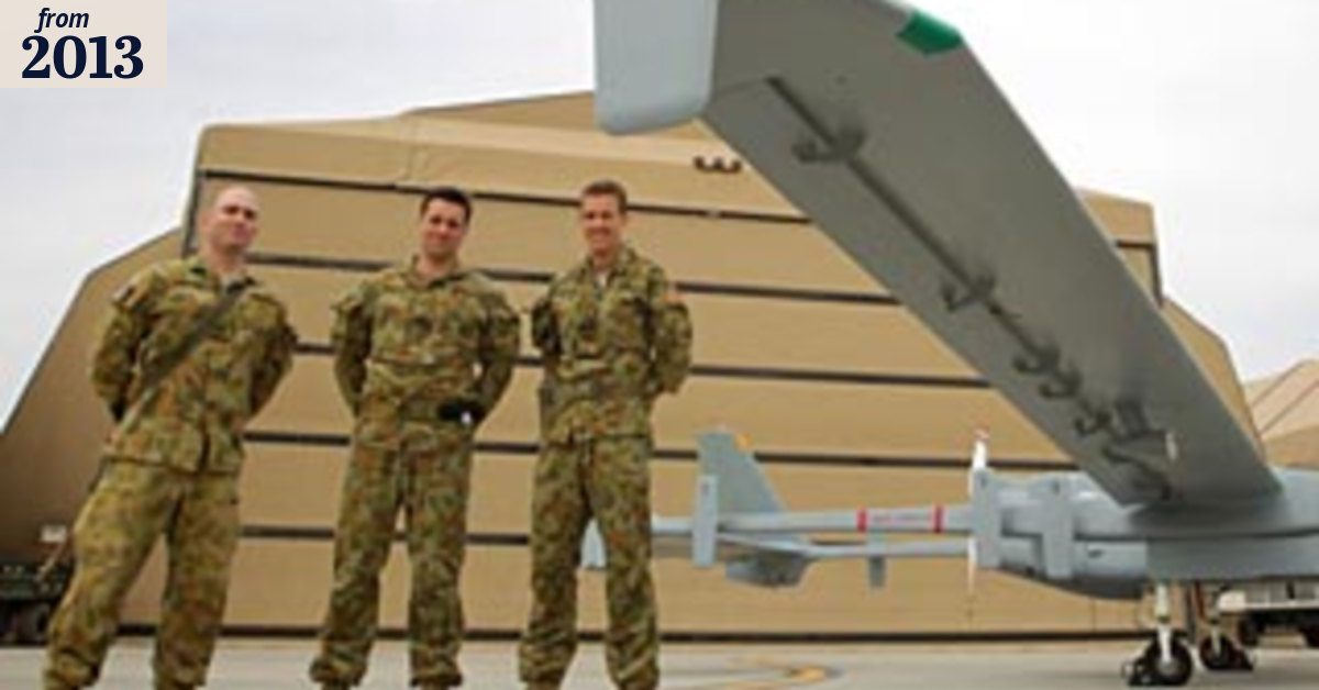 Drones are forces' eyes in the sky