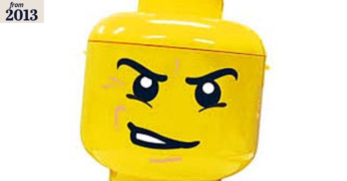 Why the angry face, Lego man?