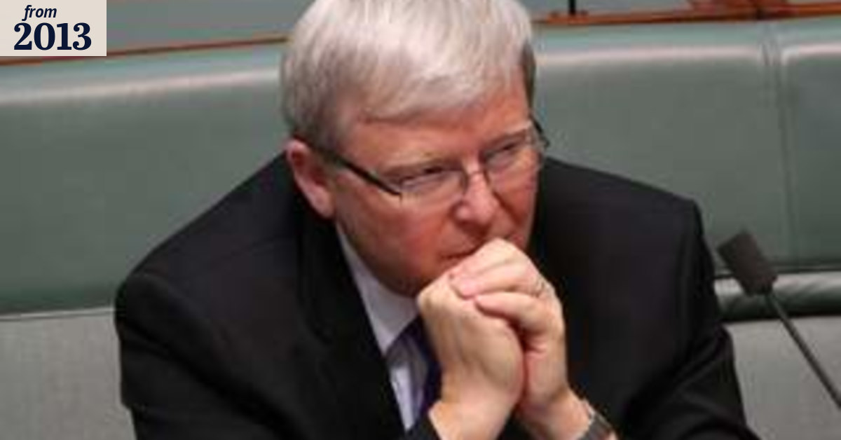 Rudd 'revenge only damaging Labor'