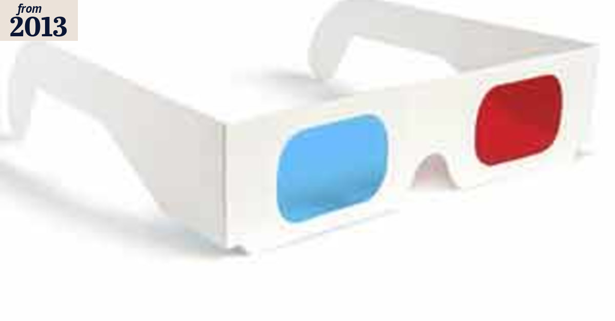 Toss-up: 3D glasses