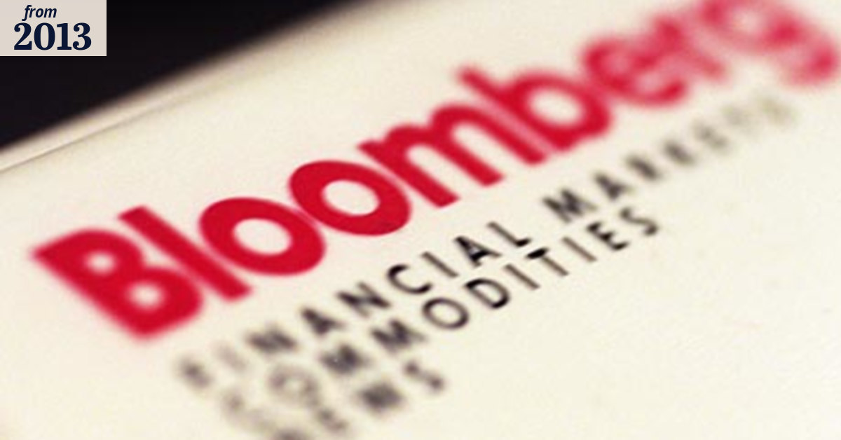 Bloomberg private messages leaked online: report