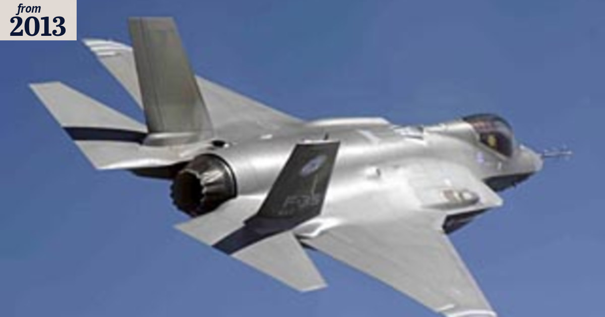 Fighter jet program on hold as fault grounds test flights