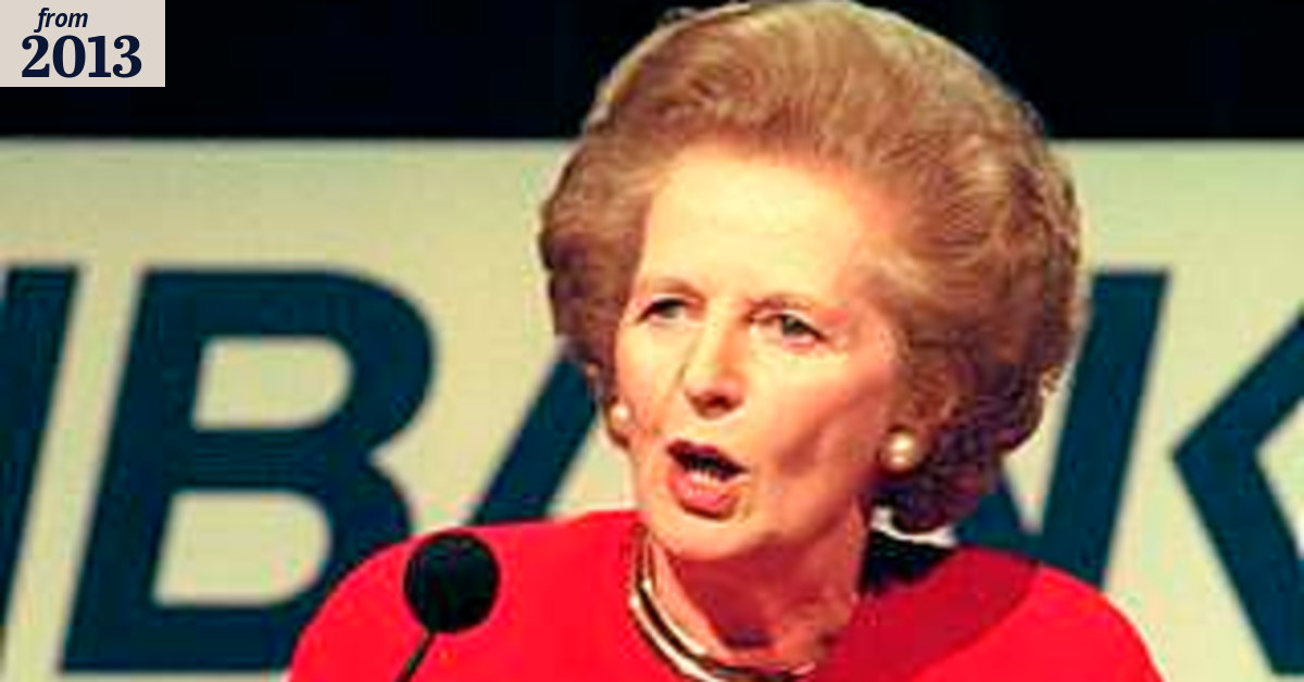 The Thatcher legacy