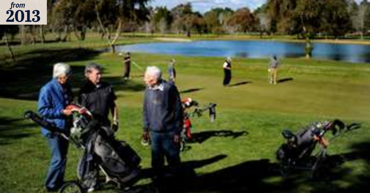 Golfers in the rough on development