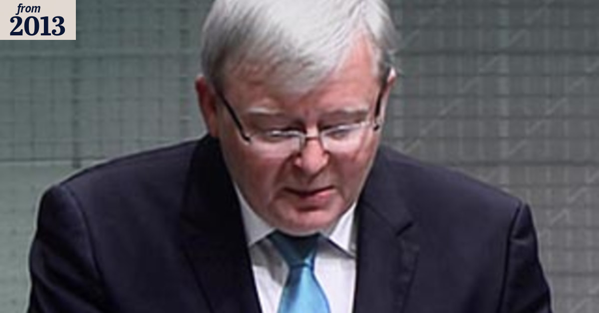 Former prime minister Kevin Rudd quits politics