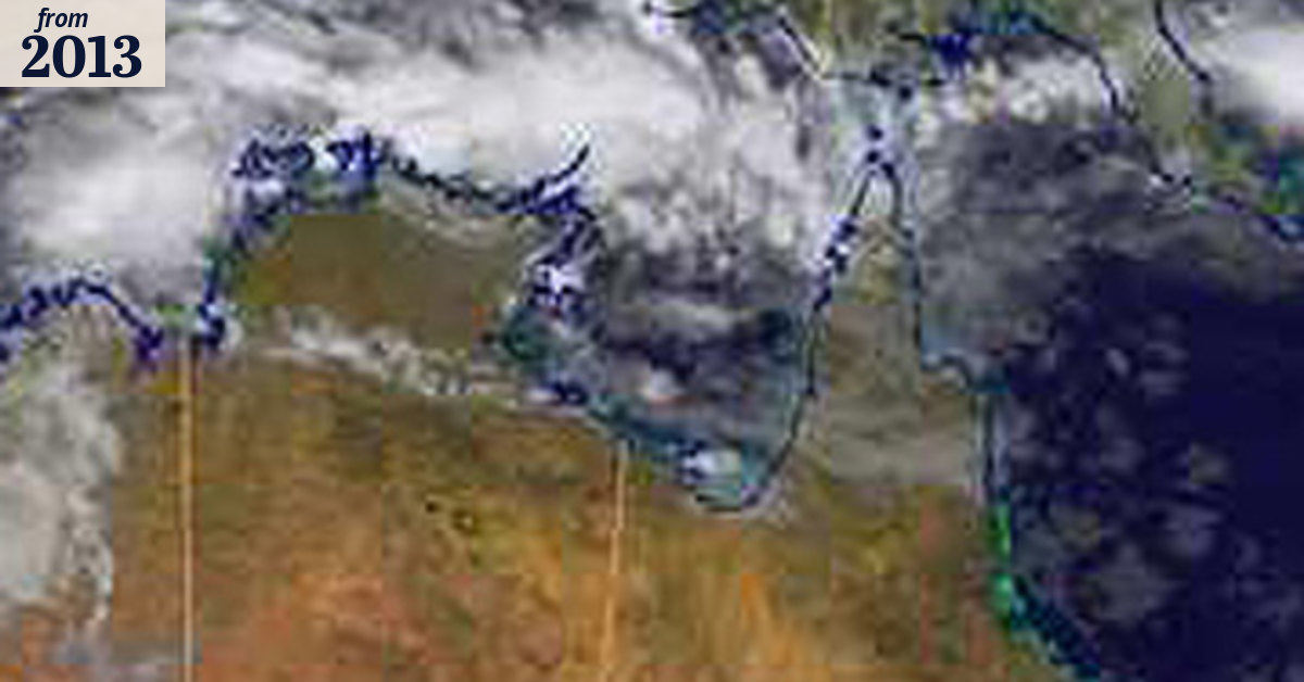 Cyclone Tim seen forming off northern Queensland