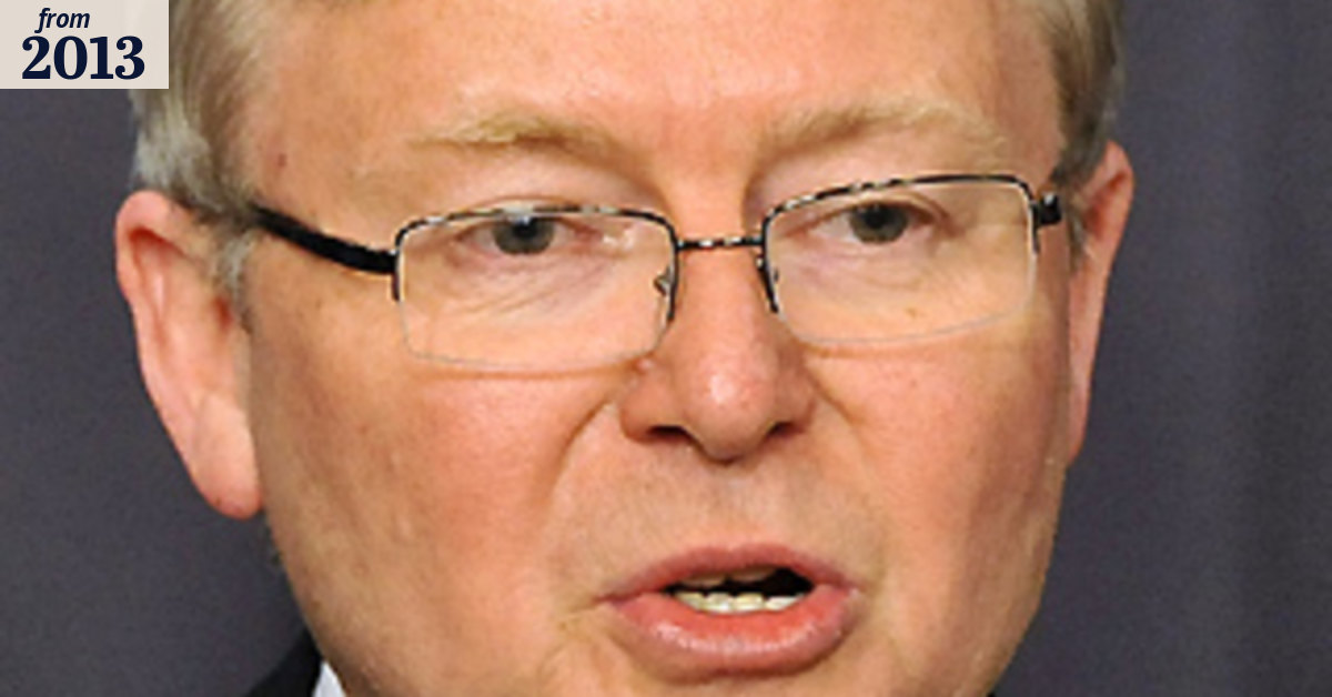 Kevin Rudd to send asylum seekers who arrive by boat to Papua New Guinea