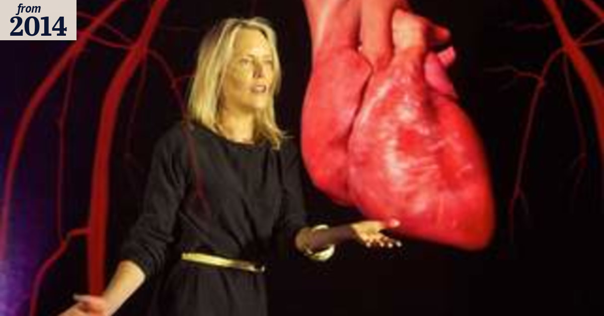 Lisa Roet's Forum Theatre projection is art from the heart
