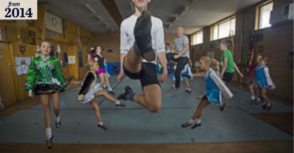 Irish dance class