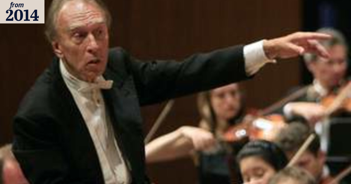 Conductor who honoured the great musical traditions