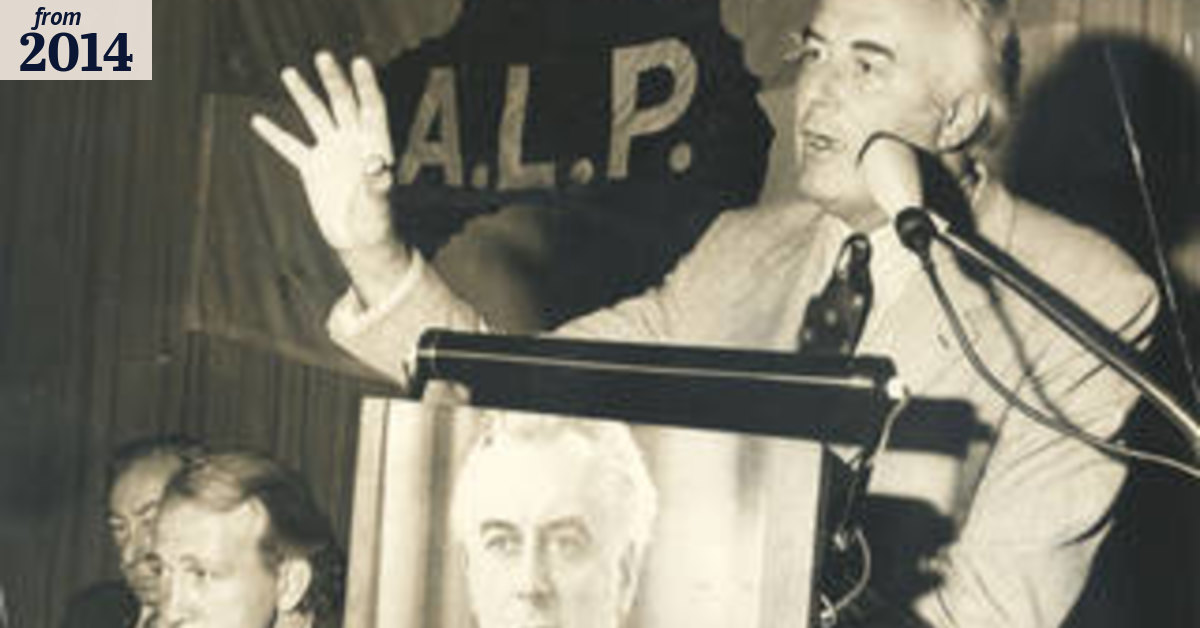 Gough Election: 40 years on