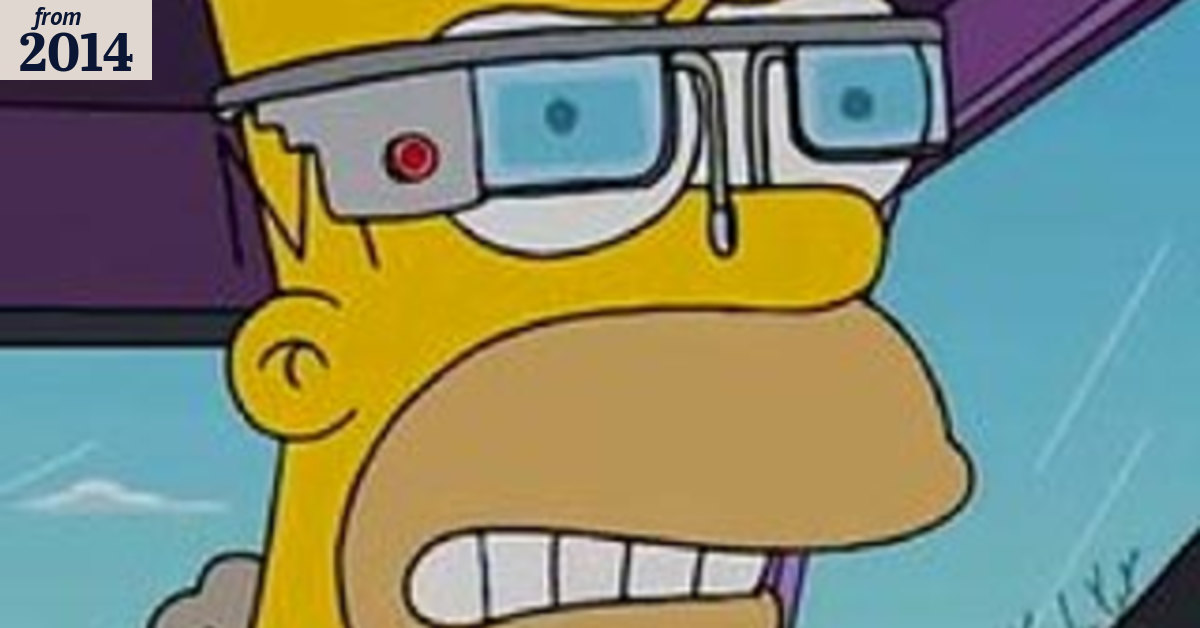 The Simpsons hits Google Glass where it hurts