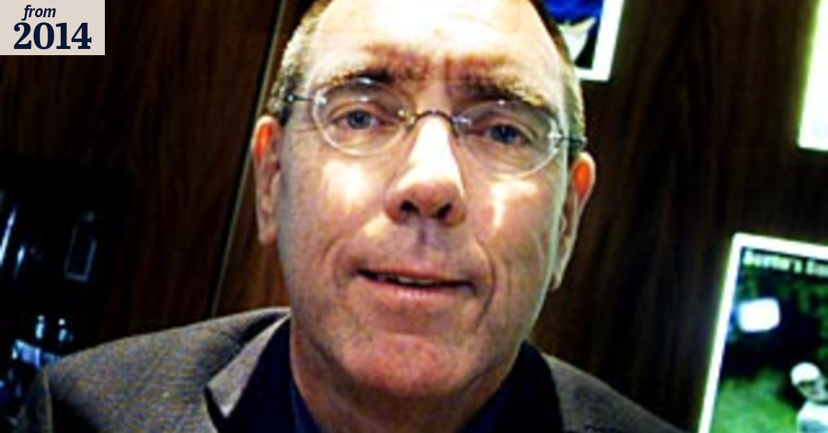 TV man John Stephens' antenna perfectly tuned