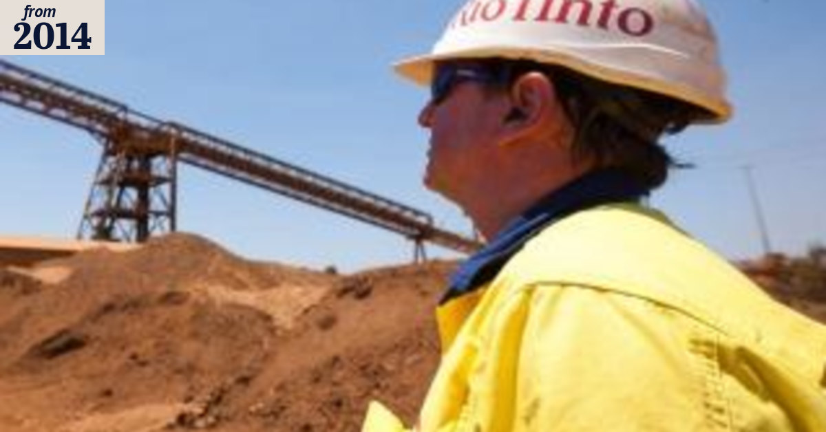 Rio Tinto hits back over Premier's iron ore 'critique'